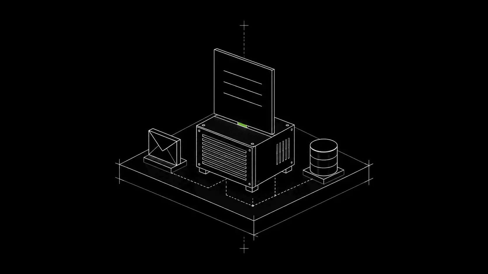 The domain, DNS, WordPress server, business email, and backups form separate connected parts of the website infrastructure.